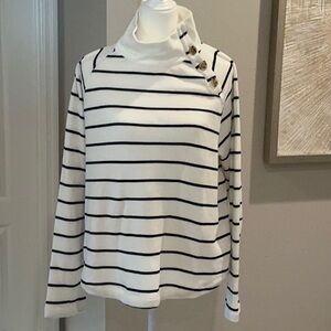J.Crew Factory striped sweatshirt NWT